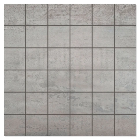 Mosaik Klinker Acier Grå Matt 30x30 (5x5) cm
